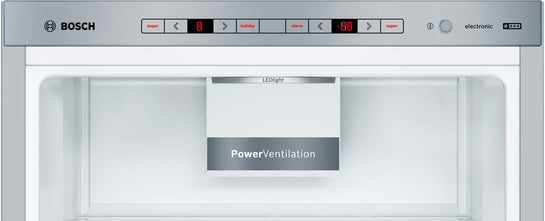 Serie 6 Freistehende Kühl-Gefrier-Kombination mit Gefrierbereich unten 201 x 60 cm Inox KGE39AICA