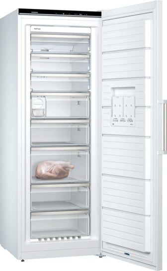 iQ500 Freistehender Gefrierschrank 191 x 70 cm Weiß GS58NAWDV