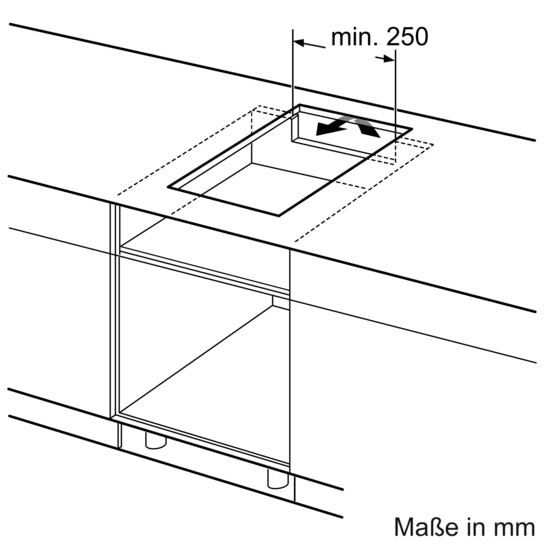Serie 6 Domino-Kochfeld, Induktion 30 cm Mit Rahmen aufliegend PIB375FB1E