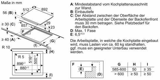 Serie 8 Induktionskochfeld 90 cm flächenbündig (integriert) PXV901DV1E