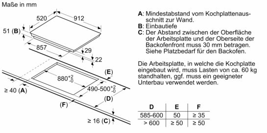 iQ700 Induktionskochfeld 90 cm Mit Rahmen aufliegend EX975LXC1E