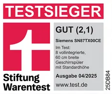 iQ700 Vollintegrierter Geschirrspüler 60 cm SN87TX00CE