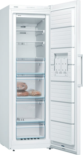 Serie 4 Freistehender Gefrierschrank 186 x 60 cm Weiß GSN36VWEP