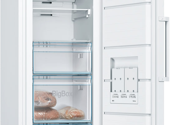 Serie 4 Freistehender Gefrierschrank 161 x 60 cm Weiß GSN29VWEP