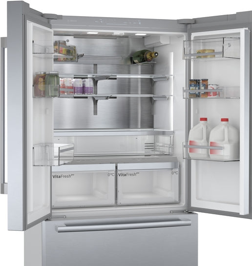Serie 8 Kühl-Gefrier-Kombination, mehrtürig 183 x 90.5 cm Edelstahl KFF96PIEP