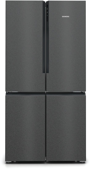 iQ300 Kühl-Gefrier-Kombination, mehrtürig 183 x 90.5 cm Gebürsteter schwarzer Stahl AntiFingerprint, Total noFrost  KF96NAXEA