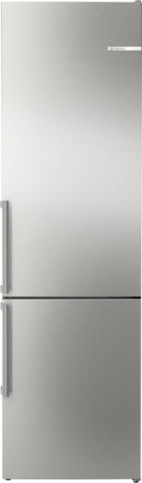 Serie 4 Freistehende Kühl-Gefrier-Kombination mit Gefrierbereich unten 203 x 60 cm Gebürsteter Stahl AntiFingerprint, Total No Frost  KGN39VIBT