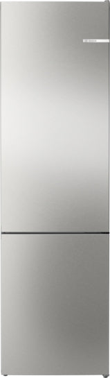Serie 4 Freistehende Kühl-Gefrier-Kombination mit Gefrierbereich unten 203 x 60 cm Gebürsteter Stahl AntiFingerprint, Total No Frost  KGN392ICF