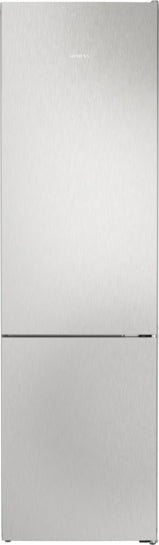 iQ300 Freistehende Kühl-Gefrier-Kombination mit Gefrierbereich unten 203 x 60 cm Metall-Optik, Total noFrost  KG39N2LCF