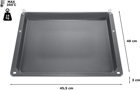 Backblech 30 x 455 x 400 mm spülmaschinengeeignet, Backwagen-geeignet HZ541000