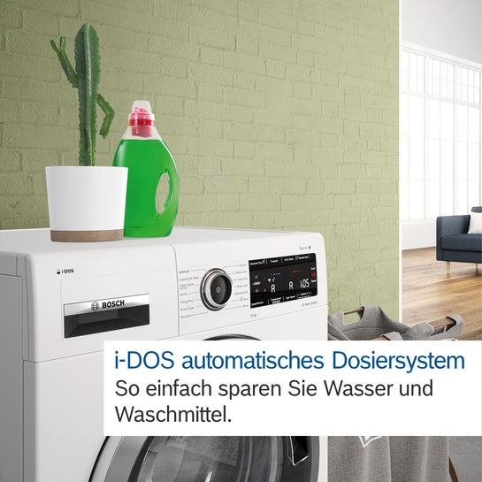 Serie 8 Waschmaschine, Frontlader 9 kg 1400 U/min., Weiß WGB244A40