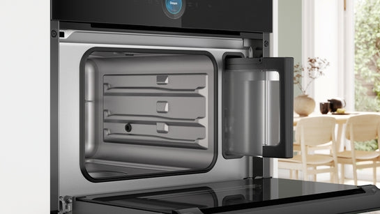 Serie 8 Dampfgarer 60 x 45 cm Schwarz CDG714XB1