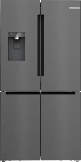 Serie 6 Kühl-Gefrier-Kombination, mehrtürig 183 x 90.5 cm Gebürsteter schwarzer Stahl AntiFingerprint, Total No Frost  KFI96AXEA