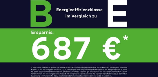 iQ500 Freistehende Kühl-Gefrier-Kombination mit Gefrierbereich unten 203 x 60 cm Gebürsteter Stahl AntiFingerprint, Total noFrost  KG39NAIBT