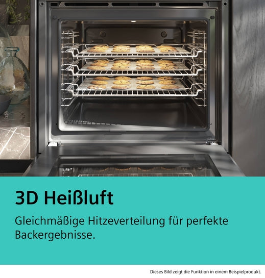 iQ700 Einbau-Backofen 60 x 60 cm Schwarz, Edelstahl HB772A1B1