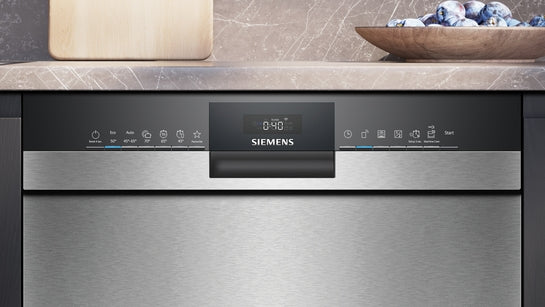 iQ300 Unterbau-Geschirrspüler 60 cm Gebürsteter Stahl SN43ES04TE