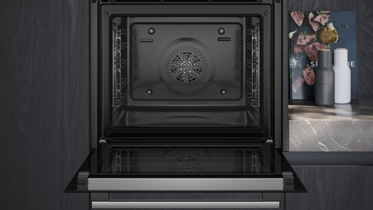 iQ500 Einbau-Backofen 60 x 60 cm Edelstahl HB578GBS3