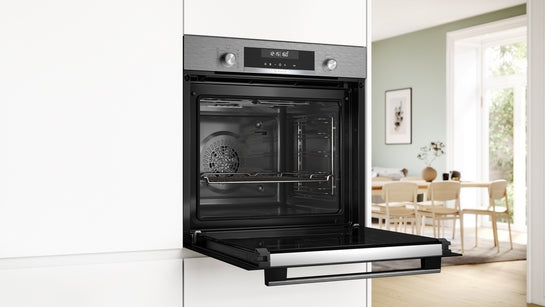 Serie 6 Einbau-Backofen 60 x 60 cm Edelstahl HBG578BS3
