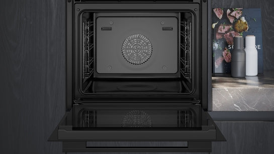 iQ700 Einbau-Dampfbackofen 60 x 60 cm Schwarz, Edelstahl HS736G3B1