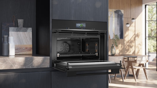 iQ700 60 x 45 cm Schwarz, Edelstahl CM776GKB1
