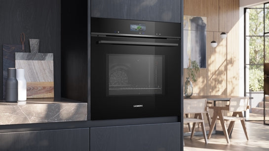 iQ700 Einbau-Backofen mit Mikrowellenfunktion 60 x 60 cm Schwarz, Edelstahl HM776GKB1