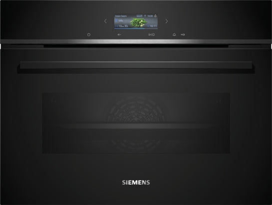 iQ700 Einbau-Kompaktbackofen 60 x 45 cm Schwarz, Edelstahl CB734G1B1