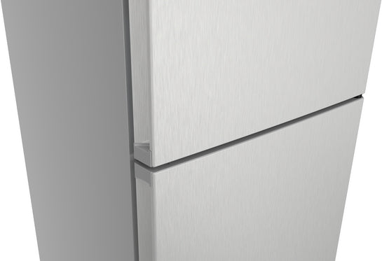 Serie 4 Freistehende Kühl-Gefrier-Kombination mit Gefrierbereich unten 203 x 60 cm Metall-Optik, Total No Frost  KGN392LAG