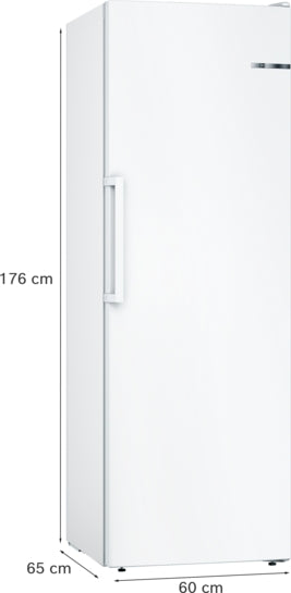 Serie 4 Freistehender Gefrierschrank 176 x 60 cm Weiß GSN33VWEP