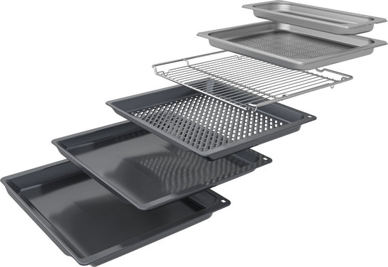 Serie 8 Einbau-Dampfbackofen 60 x 60 cm Schwarz HSG7361B1