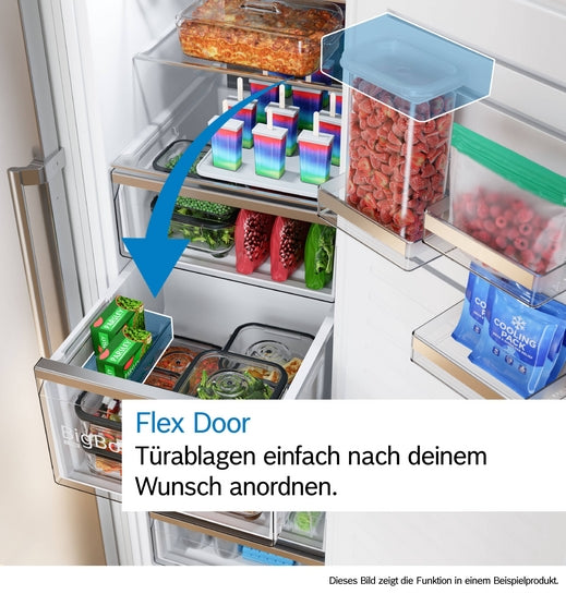 Serie 6 Freistehender Gefrierschrank 186.2 x 59.5 cm Inox GSN36AICM
