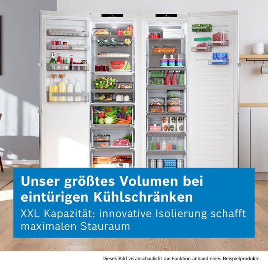 Serie 4 Freistehender Kühlschrank 186.2 x 59.5 cm Metall-Optik KSN36VLDG