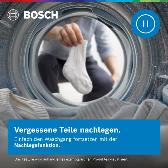Serie 4 Waschmaschine, Frontlader 8 kg max. 1400 U/min. WAN28127