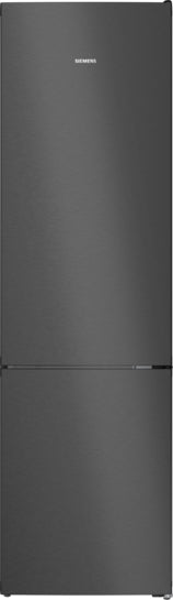iQ300 Freistehende Kühl-Gefrier-Kombination mit Gefrierbereich unten 203 x 60 cm Gebürsteter schwarzer Stahl AntiFingerprint KG39NVX2G