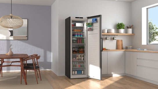 Serie 4 Freistehender Gefrierschrank 186.2 x 59.5 cm Grau GSN36VCCG