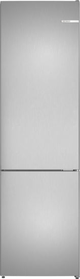Serie 2 Freistehende Kühl-Gefrier-Kombination mit Gefrierbereich unten 203.2 x 59.5 cm Metall-Optik KGN39NLCK