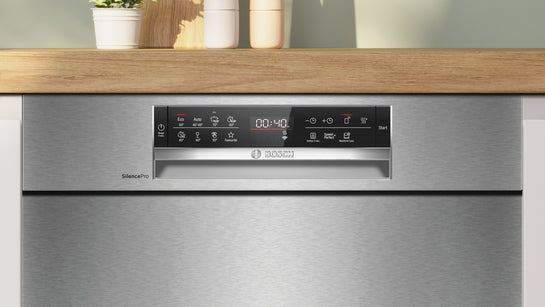 Serie 6 Unterbau-Geschirrspüler 60 cm Gebürsteter Stahl SMU6ECS18E