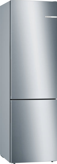 Serie 6 Freistehende Kühl-Gefrier-Kombination mit Gefrierbereich unten 201 x 60 cm Inox KGE39AICA