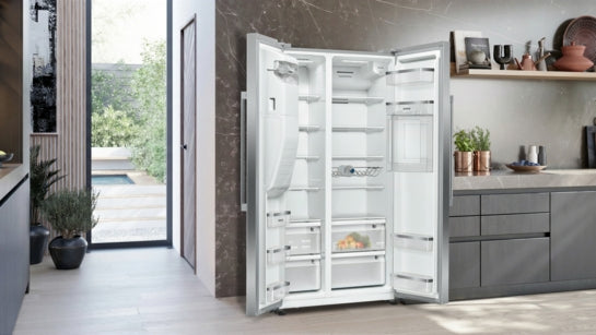 iQ500 Amerikanischer Side by Side 178.7 x 90.8 cm Edelstahl KA93GAIEP