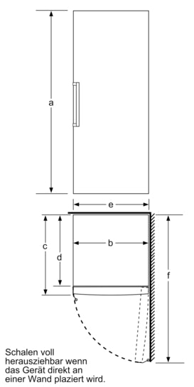 Serie 6 Freistehender Gefrierschrank 191 x 70 cm Weiß GSN58DWDV