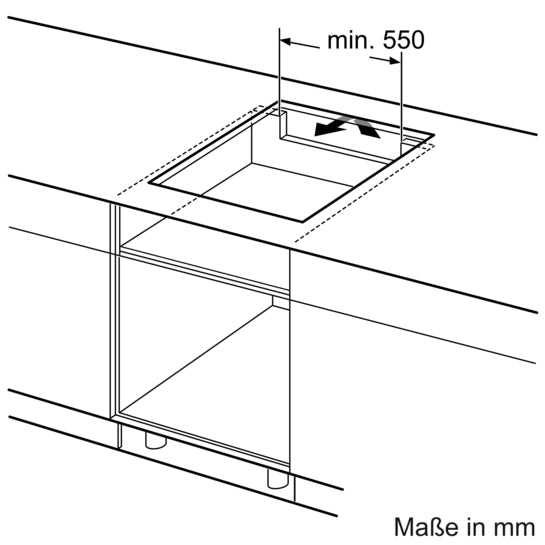 Serie 6 Induktionskochfeld 80 cm Mattschwarz, Rahmenlos aufliegend PVW81CHB1E