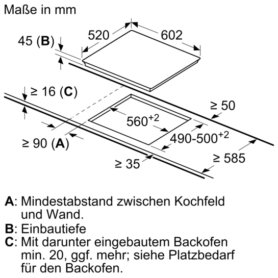 iQ300 Elektro-Kochfeld 60 cm Mit Rahmen aufliegend ET675FNP1E